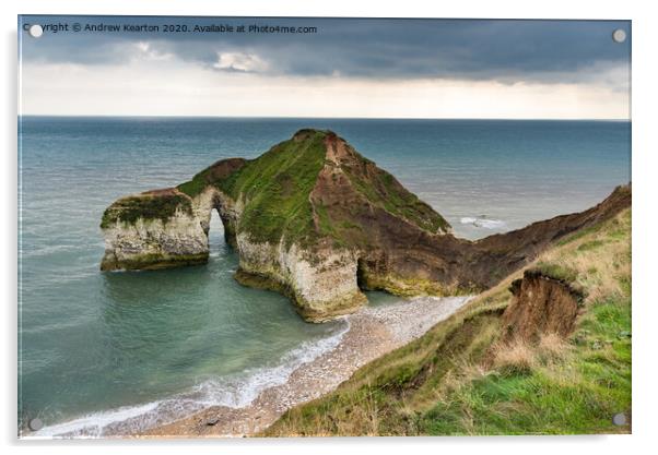 High Stacks, Flamborough Head, North Yorkshire Acrylic by Andrew Kearton