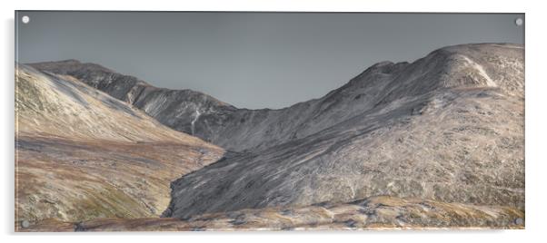 Fairfield and St Sunday's Crag Acrylic by John Malley