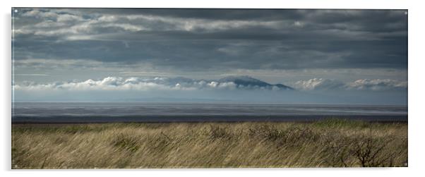 Criffel over Solway Acrylic by John Malley