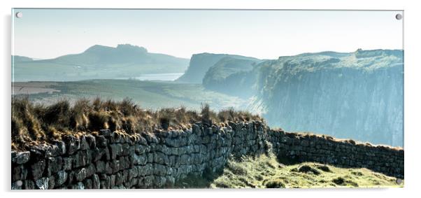 Hadrian's Wall Acrylic by John Malley