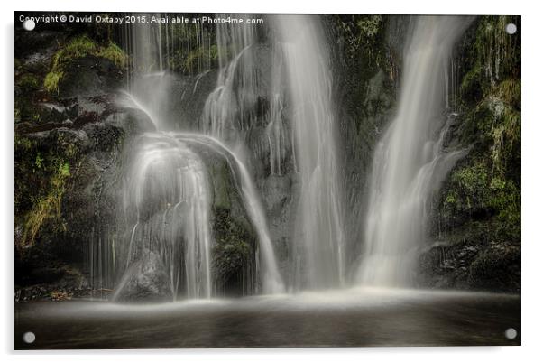  Waterfall Acrylic by David Oxtaby  ARPS