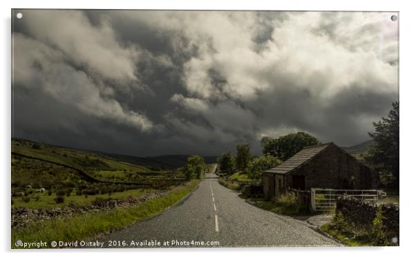 Garsdale Storm Acrylic by David Oxtaby  ARPS