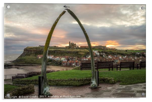 Whitby Abbey from Whalebone Arch Acrylic by David Oxtaby  ARPS