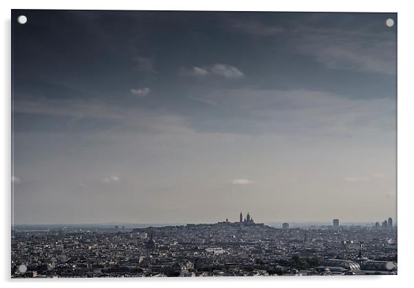  Sacre Couer, Paris Acrylic by Darren Carter