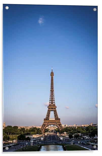  Eiffel Tower, Paris Acrylic by Darren Carter
