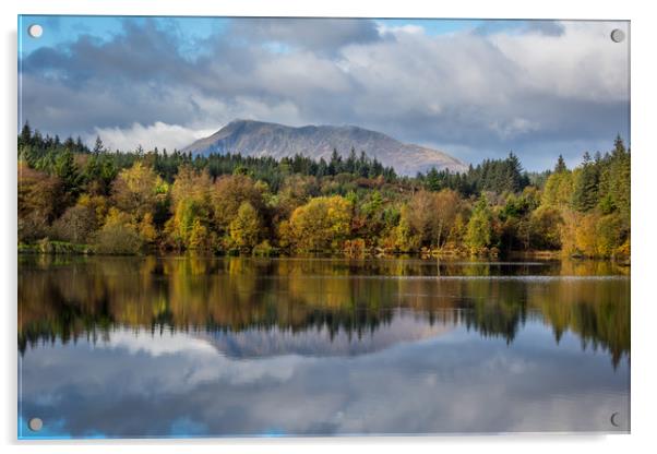 Llyn Elsi Betws-y-Coed North Wales Acrylic by Jonathan Smith