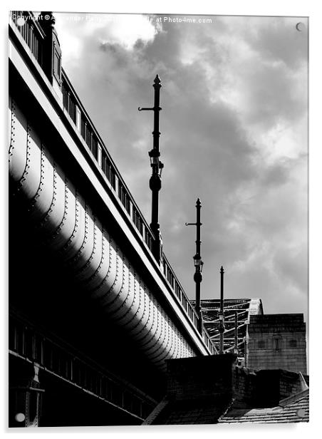  Tyne Bridge Deck Acrylic by Alexander Perry
