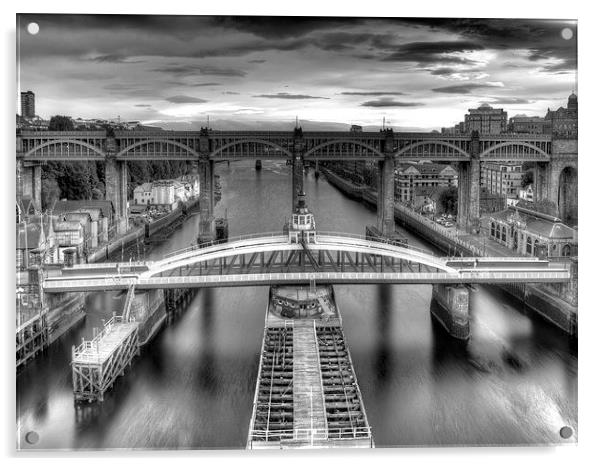  Swing Bridge Acrylic by Alexander Perry