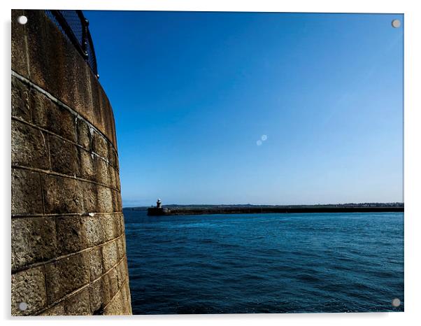  Tynemouth Pier Acrylic by Alexander Perry