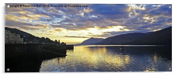  Fort William Bay Evening View Acrylic by Raymond Ball