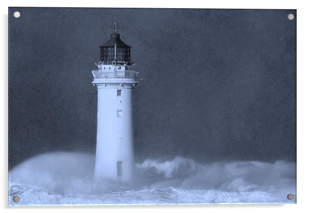  The Lighthouse Acrylic by Colin Askew