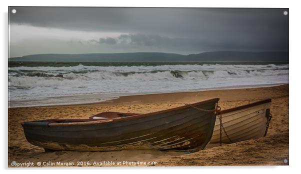 Waiting for the Storm to Pass Acrylic by Colin Morgan