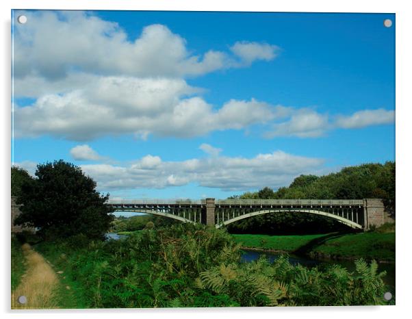  Drumoak Bridge in Aberdeenshire Acrylic by ian jackson