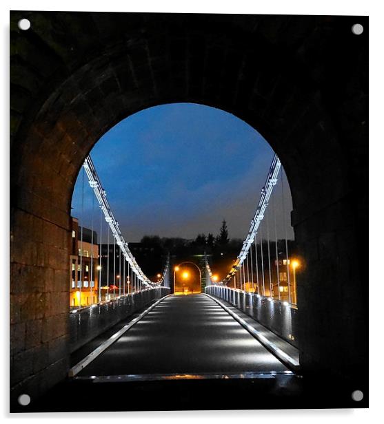  Wellington Bridge Aberdeen  Acrylic by ian jackson