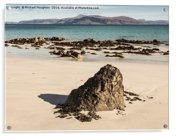 Iona Beach Acrylic by Michael Houghton