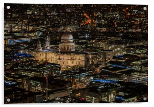 St Paul's Cathedral Acrylic by Andy Evans