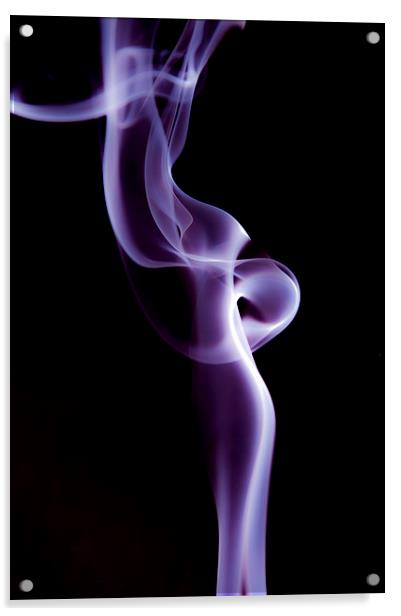  Velvet Smoke #1 Acrylic by Mark Denham