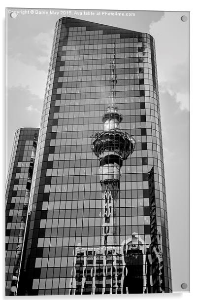 The Sky Tower, Reflected Acrylic by Barrie May