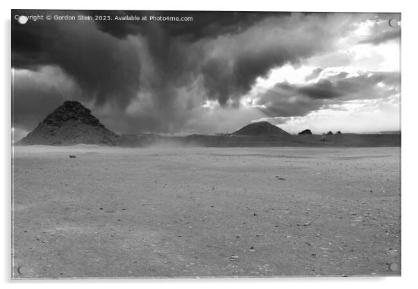 Dust Storm at Saqqara Acrylic by Gordon Stein