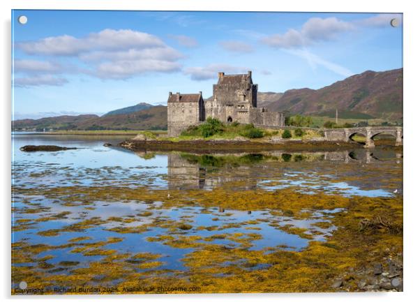 Eilean Donan Castle Acrylic by Richard Burdon