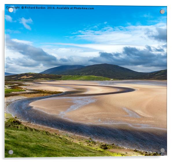 The Kyle of Durness Acrylic by Richard Burdon