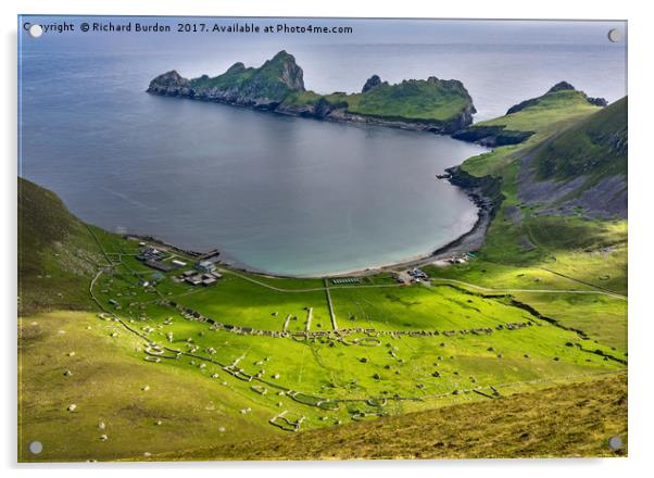 Village Bay, St. Kilda Acrylic by Richard Burdon