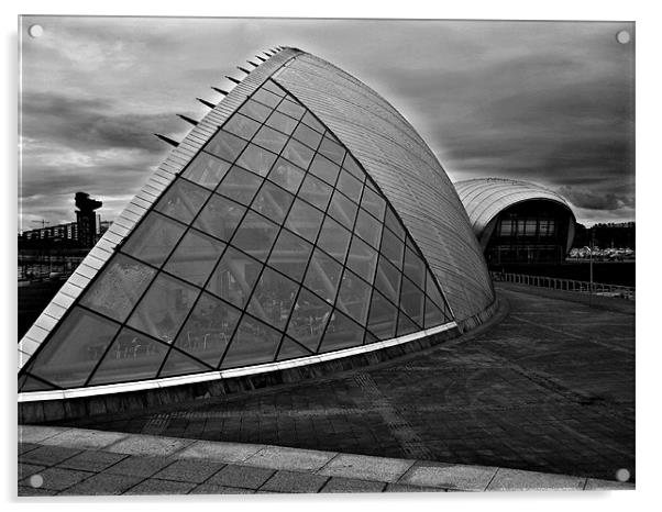 Glasgow Science Centre Acrylic by Reg Atkinson