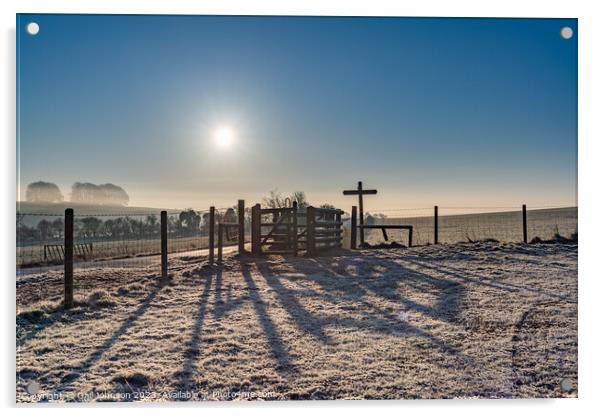 Avebury Stone Circle Neolithic and Bronze Age ceremonial site at Acrylic by Gail Johnson