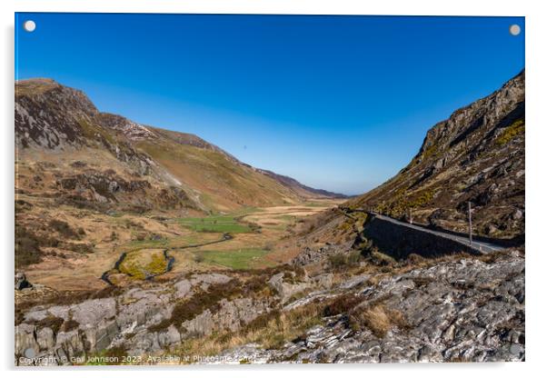 Views around the Devils Kitchen, Snowdonia National Park , North Acrylic by Gail Johnson