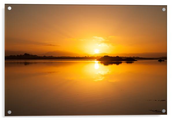 Sunrise over the inland Sea Acrylic by Gail Johnson