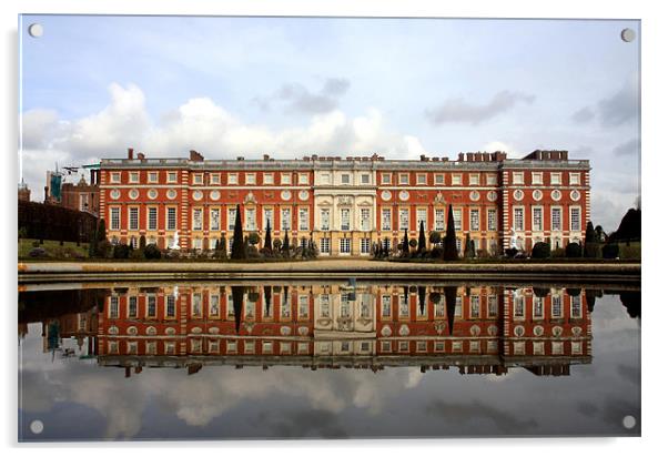 Hampton Court Palace Acrylic by Gail Johnson