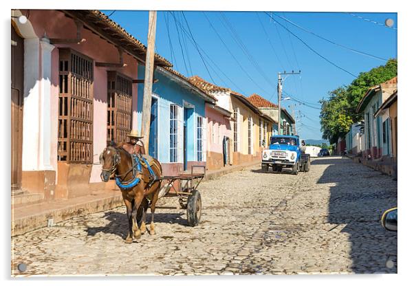 Trinidad City - Cuba  Acrylic by Gail Johnson