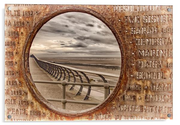In Memory - Cleveleys Fylde Coast Lancashire  Acrylic by Glen Allen