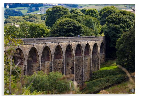 Thornton Viaduct West Yorkshire Acrylic by Glen Allen