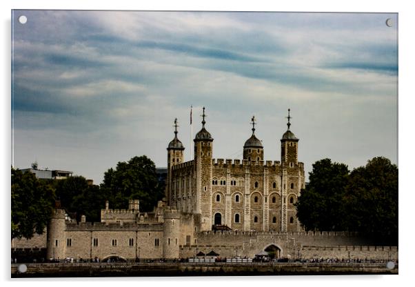 Tower of London Acrylic by Glen Allen