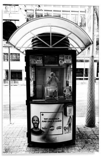 Kiosk Acrylic by Glen Allen