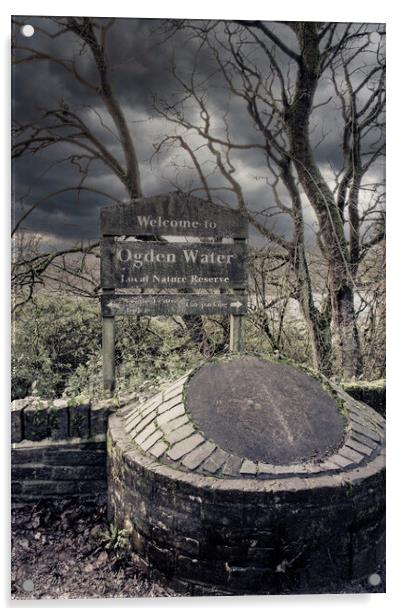 Welcome to Ogden Water  Acrylic by Glen Allen