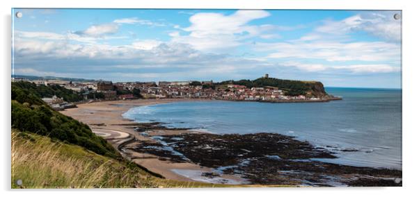 Scarborough South Bay Panoramic Acrylic by Glen Allen