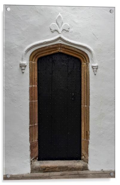 Skipton Castle - Doorway Acrylic by Glen Allen