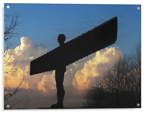Angel of the North 06 2023 Acrylic by Glen Allen