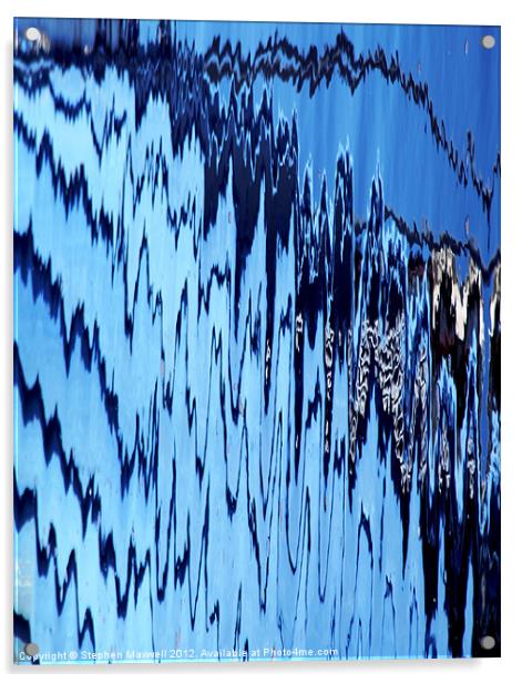 Radio Waves Acrylic by Stephen Maxwell