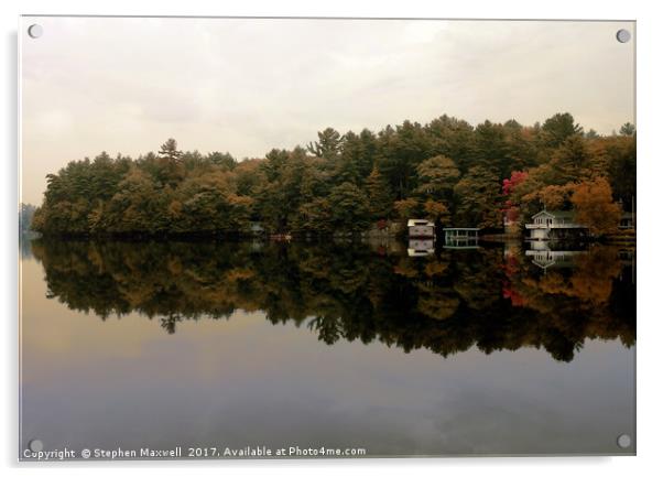 Port Carling, Ontario Acrylic by Stephen Maxwell