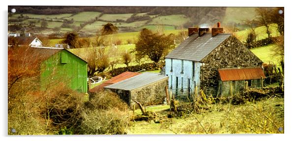 The Farmhouse. Acrylic by Stephen Maxwell