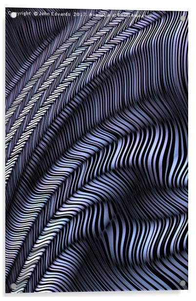 Tread Pattern Acrylic by John Edwards