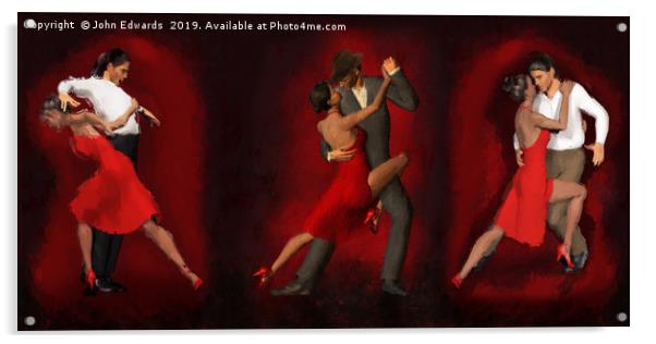 Rhythm of Passion Acrylic by John Edwards