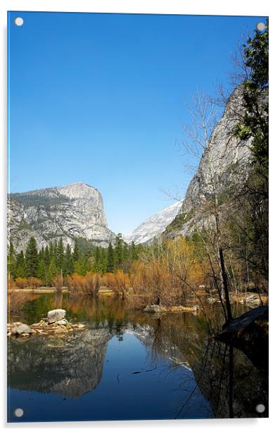 Mirror Lake,Yosemite National Park Acrylic by Sharpimage NET