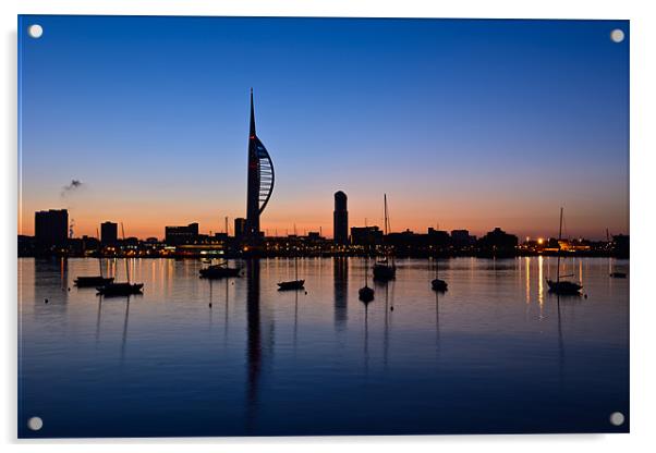 Spinnaker Tower Dawn Acrylic by Sharpimage NET