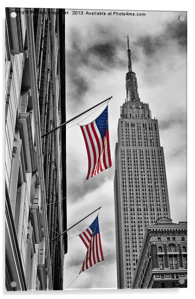 Macys & Empire State Building Acrylic by Sharpimage NET