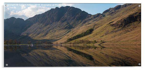 Reflections of Buttermere  Acrylic by Callum Aitken