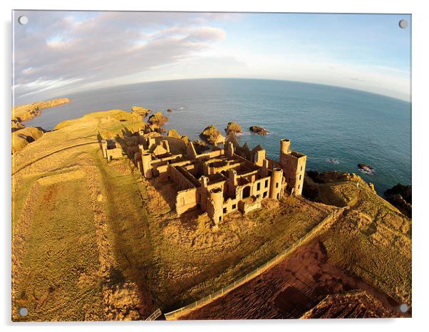  Slains Castle Acrylic by Steven McCarron